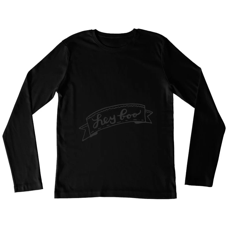 Bannière Amicale avec Texte Femme Manches Longues T-Shirt