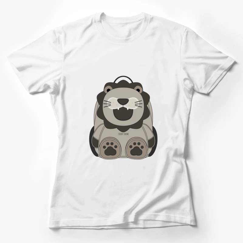 Sac à dos Lion mignon pour enfants Femme T-Shirt