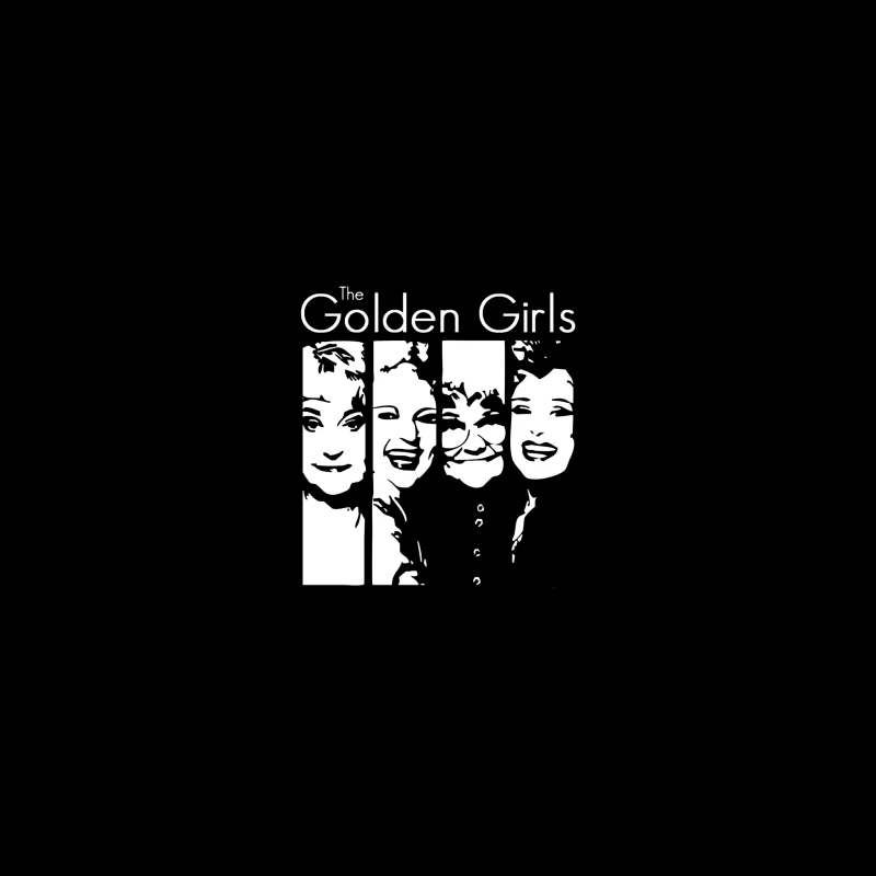 Minimalist Line Art of The Golden Girls TV Show Coffee Mug