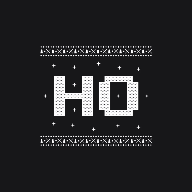 Motif de Noël nordique en pointillés Homme Sweat à capuche