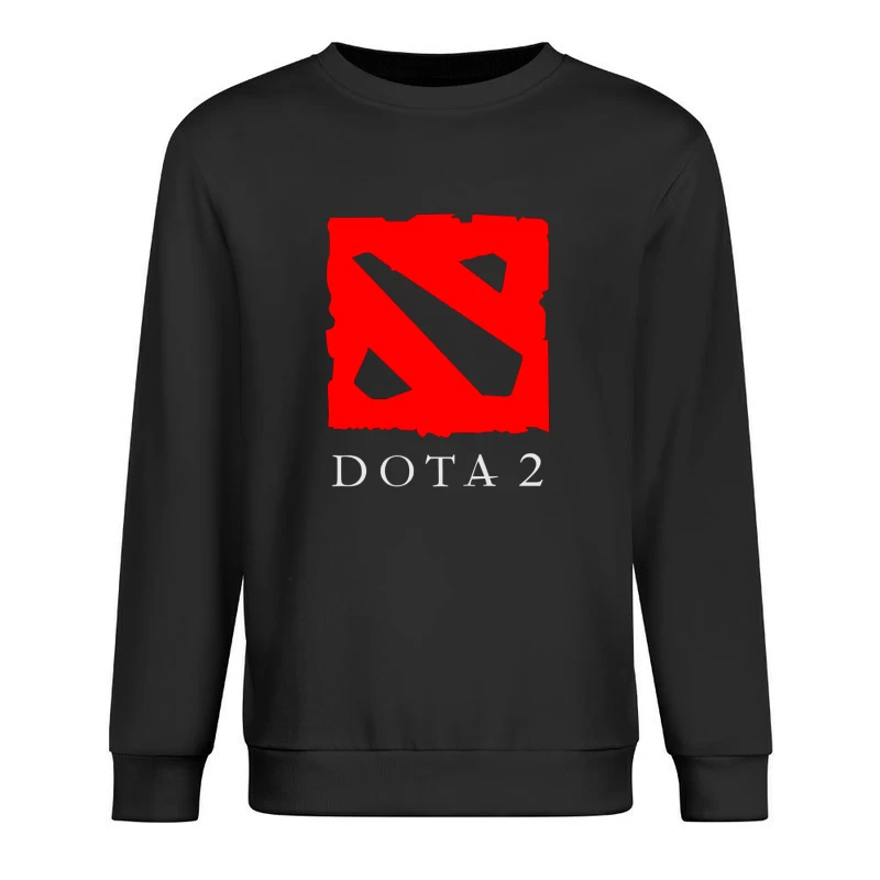 DOTA 2 Official Game Logo Male Pullover Sweatshirt