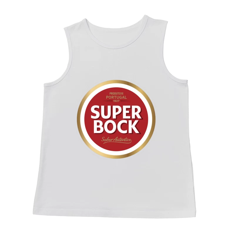 Super Bock Portuguese Beer Brand Logo Design from 1927 Male Tank Top