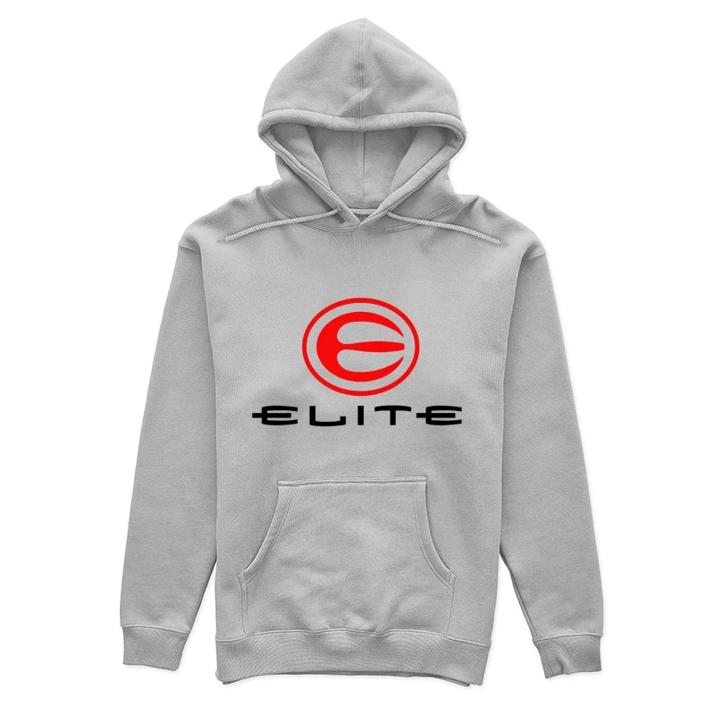 Elite Sports Brand Red and White Minimal Logo Female Pullover Hoodie