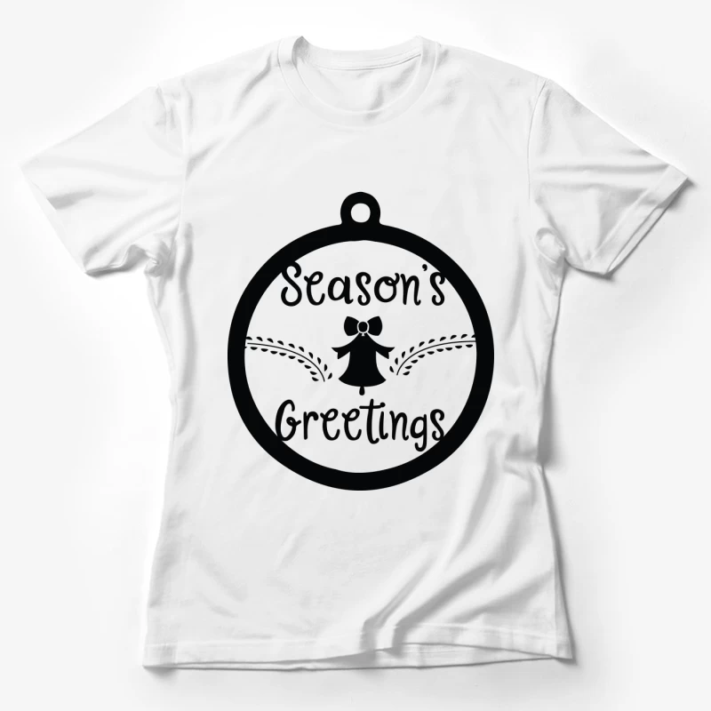 Ornement de vœux de saison Femme T-Shirt