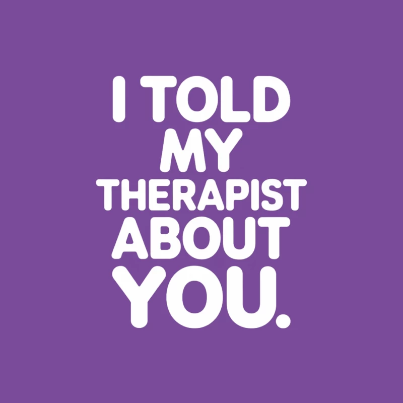 Hold My Therapist: Typography Quote on White Background Female T-Shirt