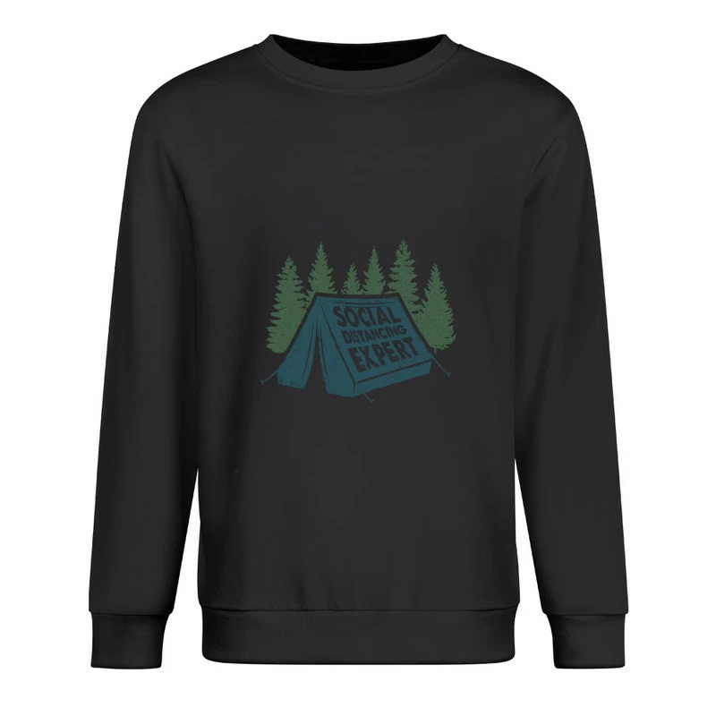 Expert en distanciation sociale en camping Homme Sweat-shirt à enfiler