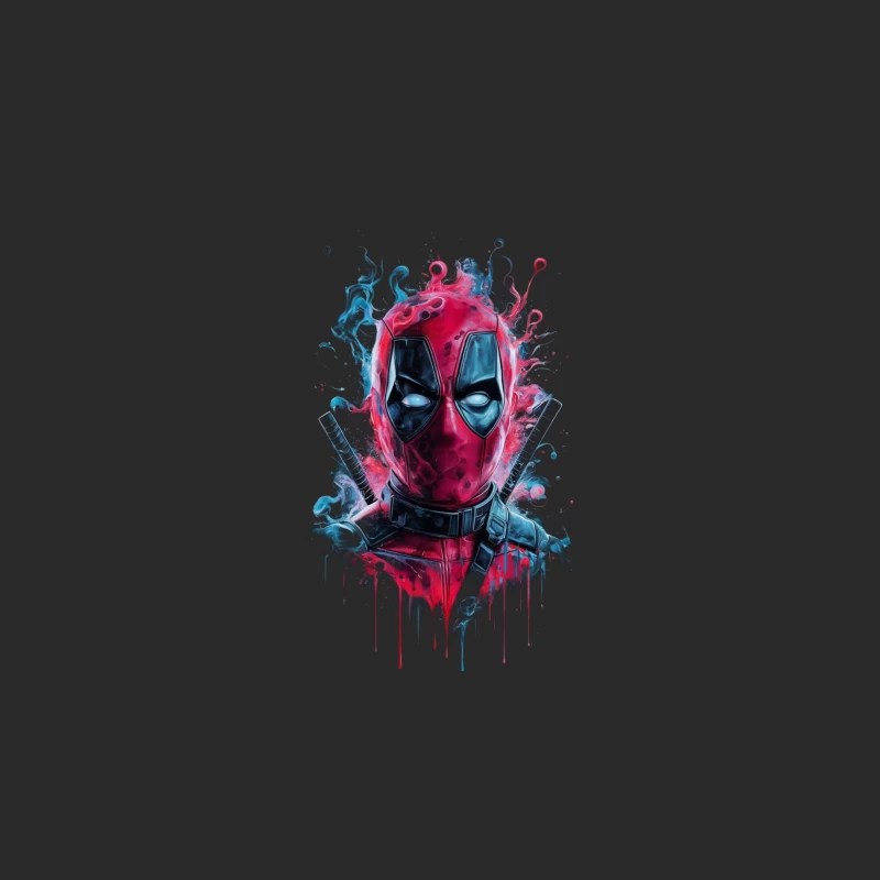 Deadpool Comic Art Illustration Baseball Cap