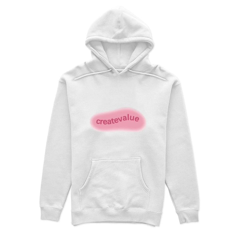 Forma rosa con scritta Create Value Felpa con cappuccio Donna