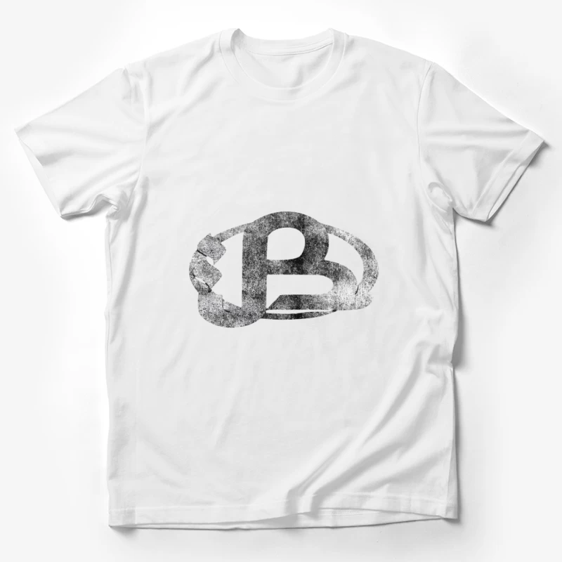 Graffiti-Stil Buchstabenlogo Herren T-Shirt