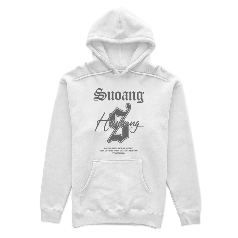 Modern Typography and Graphic Design Female Pullover Hoodie