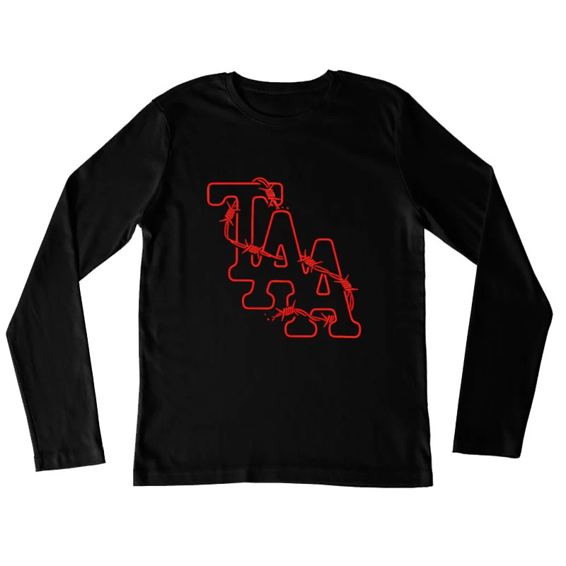 The Amity Affliction Red Logo Female Long Sleeve T-Shirt