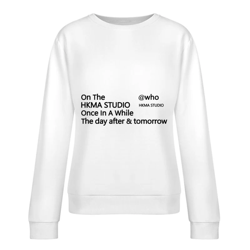 Einmal im HKMA Studio Damen Pullover Sweatshirt
