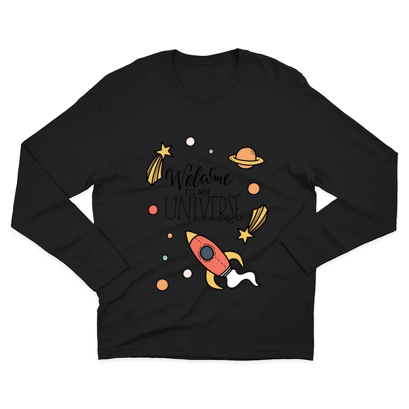 Bienvenue dans l'univers céleste Homme Manches Longues T-Shirt