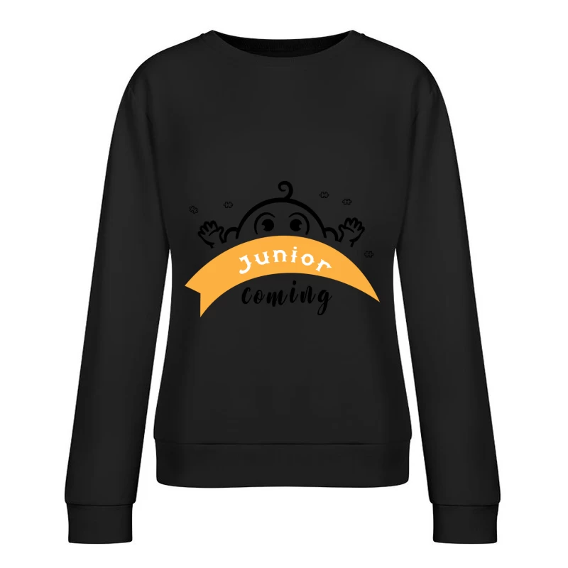 Ruban orange Junior Femme Sweat-shirt à enfiler