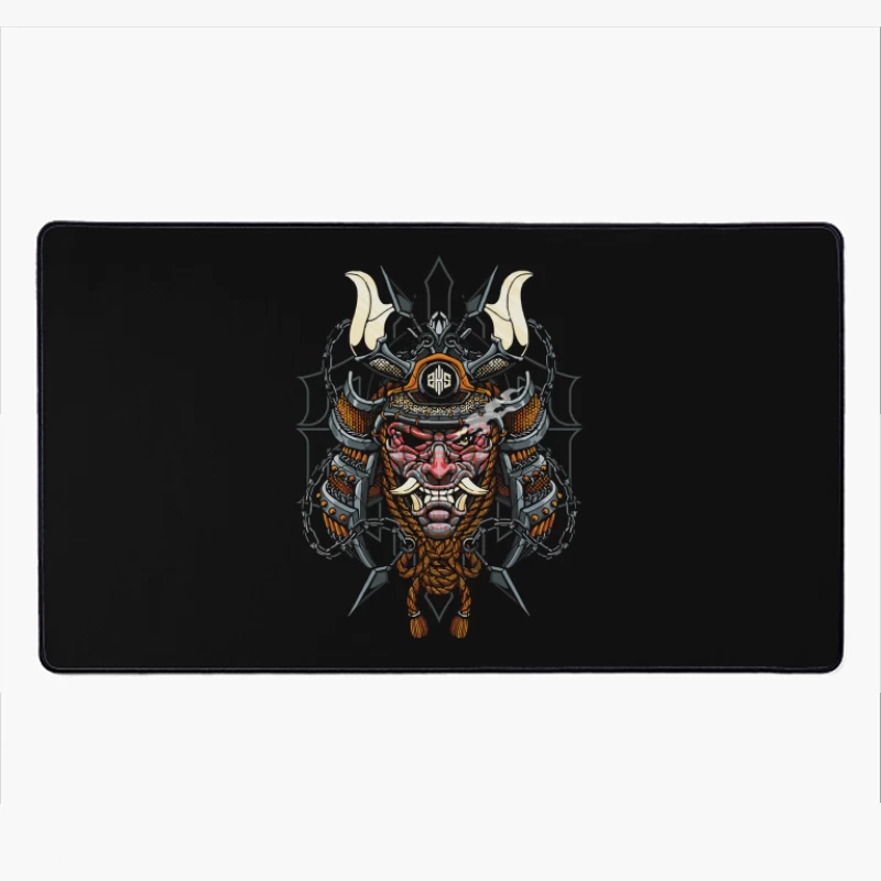 Viking Warrior Pixel Art Desk Mat