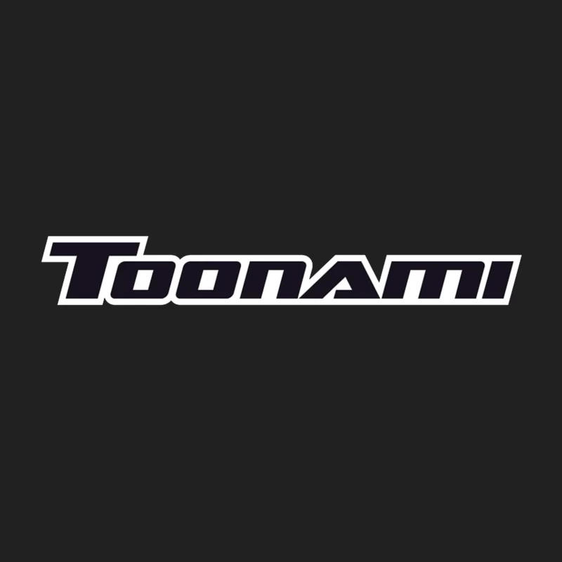 Toonami Black Text Logo - Cartoon Network's Anime Programming Block Bucket Hat