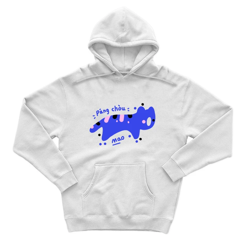 Bunter Katzen-Doodle Herren Pullover Hoodie