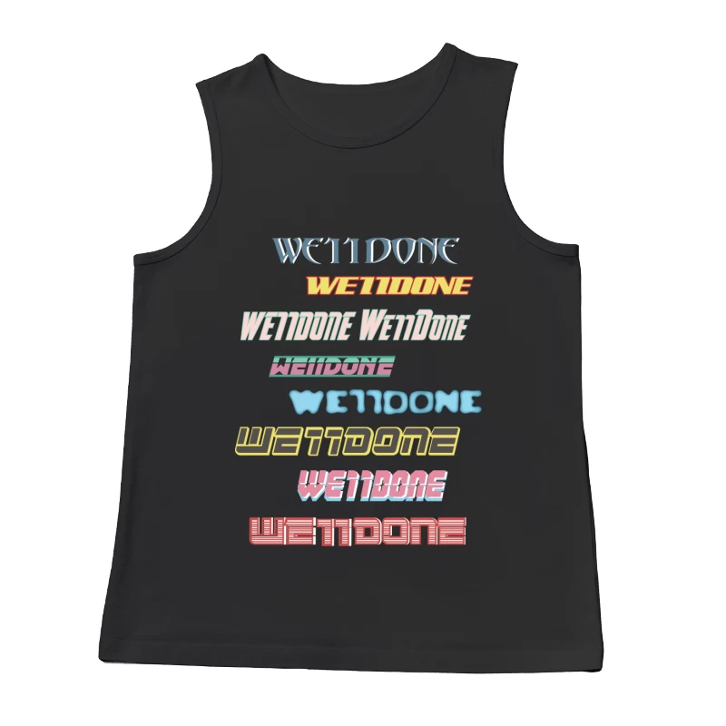 Stilvolle Schriften Designs Herren Tanktops