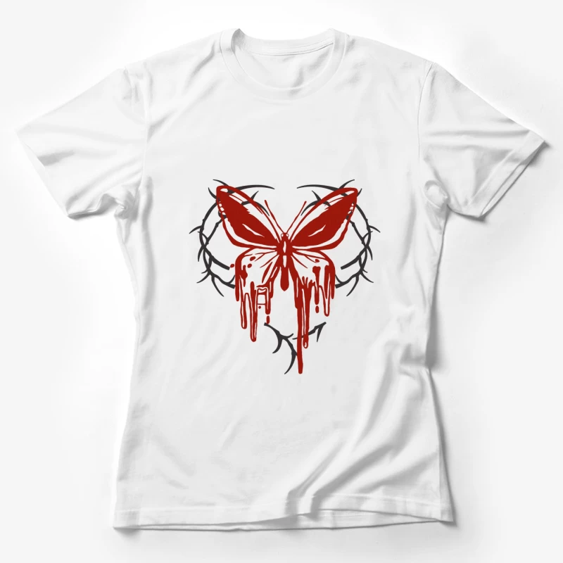Schmetterling aus Dornen Damen T-Shirt