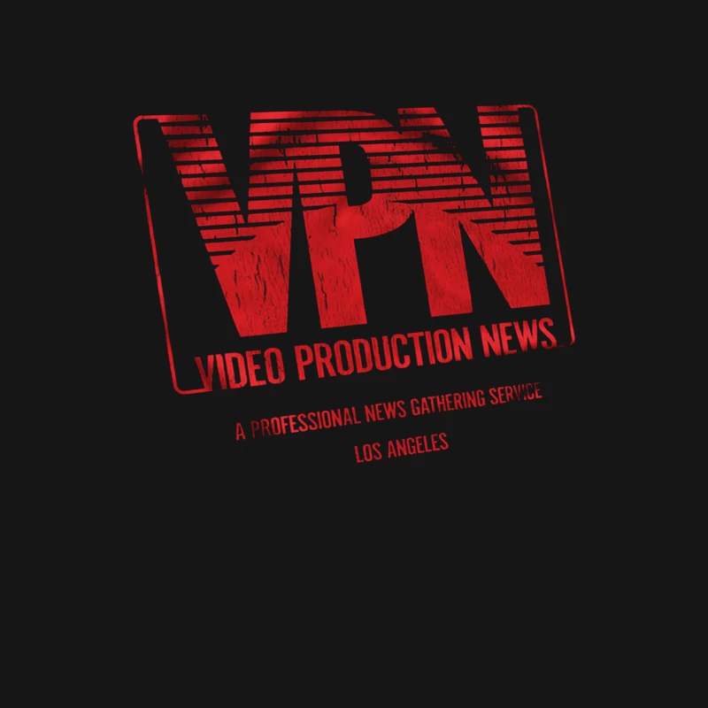VPN Video Production News Logo Male Long Sleeve T-Shirt