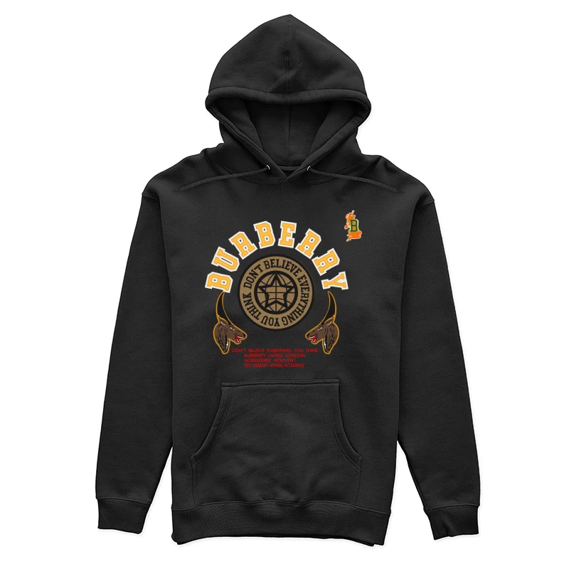 Burberry Grafikdesign mit Stierköpfen Damen Pullover Hoodie
