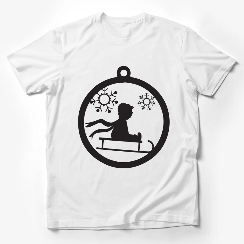 Boules de Noël et Traîneau Homme T-Shirt