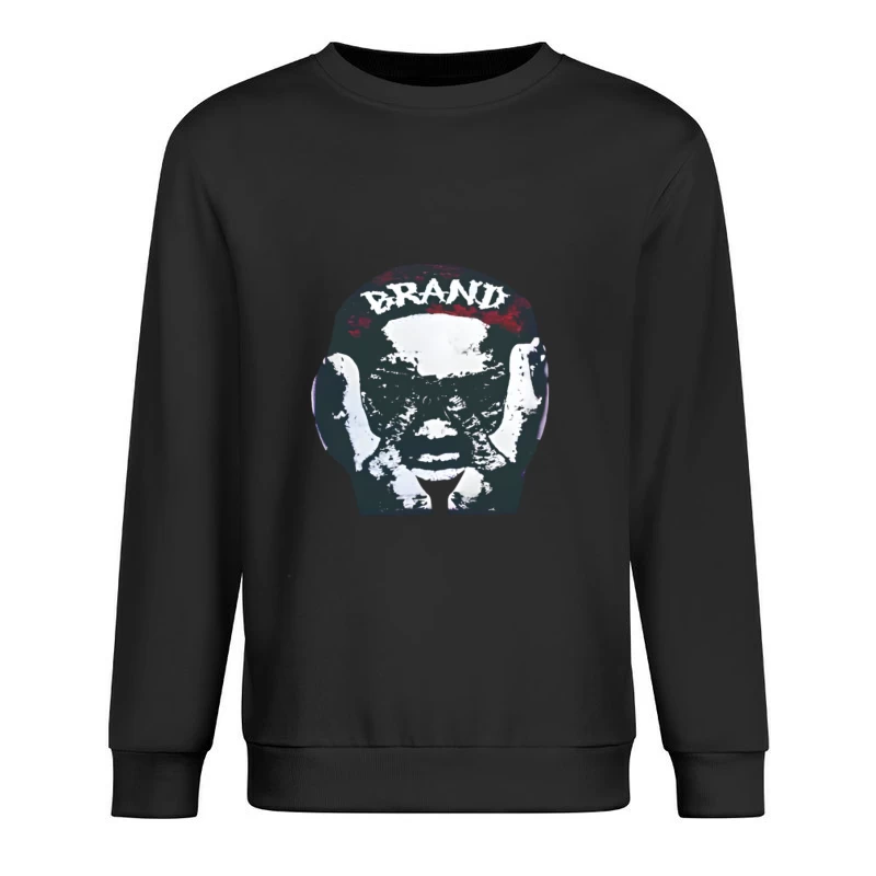 Concept de visage axé sur la marque Homme Sweat-shirt à enfiler