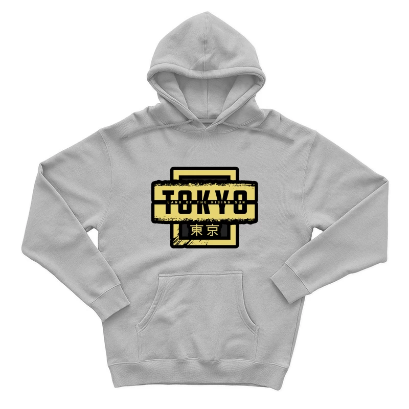 Tokyo: Land of the Rising Sun Graphic Design Male Pullover Hoodie