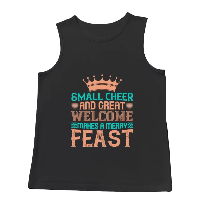 Citation inspirante pour un festin joyeux Homme Débardeur