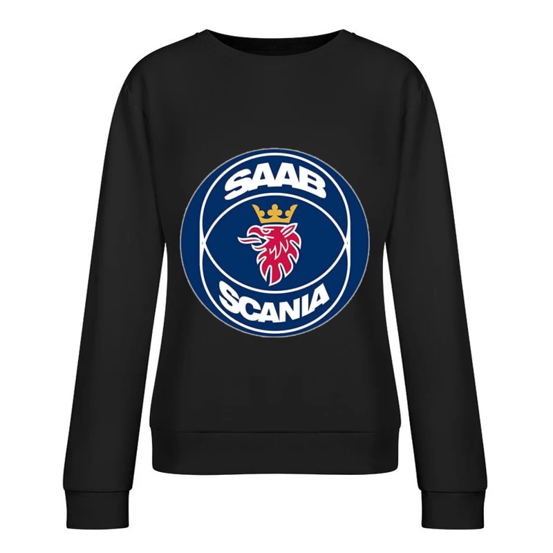 Classic Saab badge Female Pullover Sweatshirt