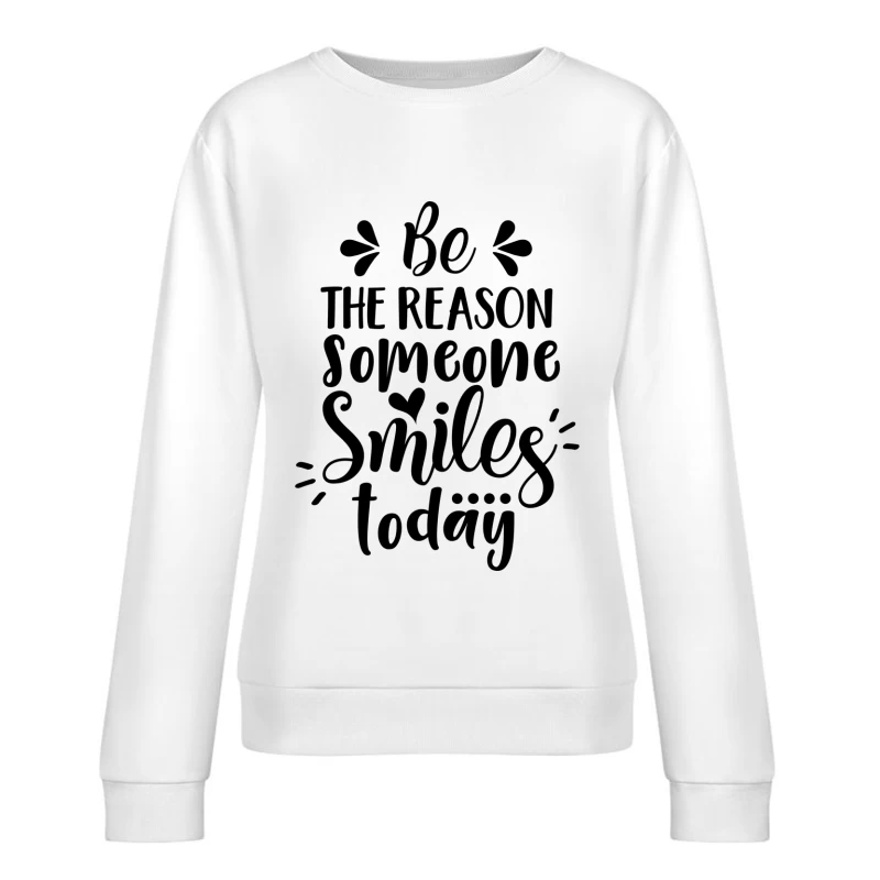 Inspiration et Sourire Quotidien Femme Sweat-shirt à enfiler
