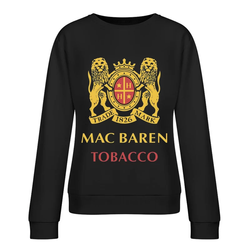 Mac baren Tobacco Female Pullover Sweatshirt