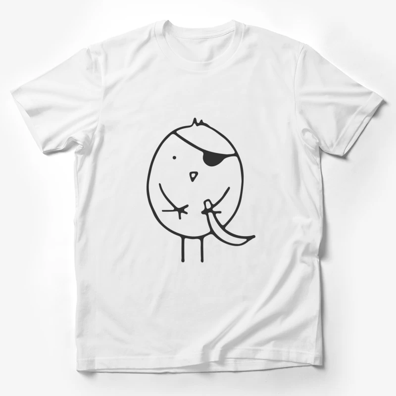 Oiseau Pirate Dessin Amusant Homme T-Shirt