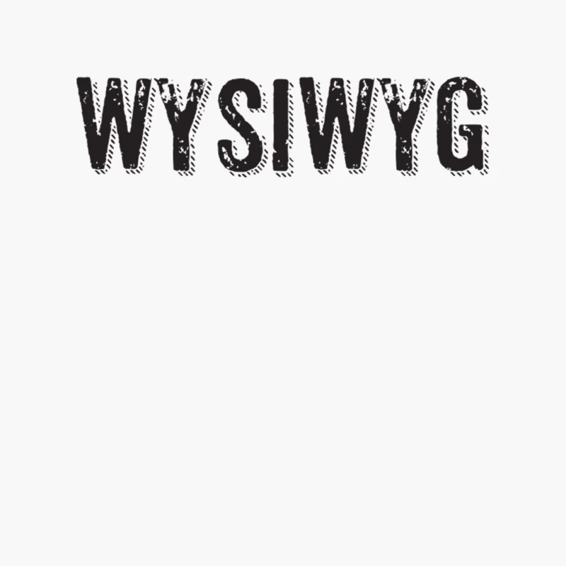 WYSIWYG Cotton Tote Bag