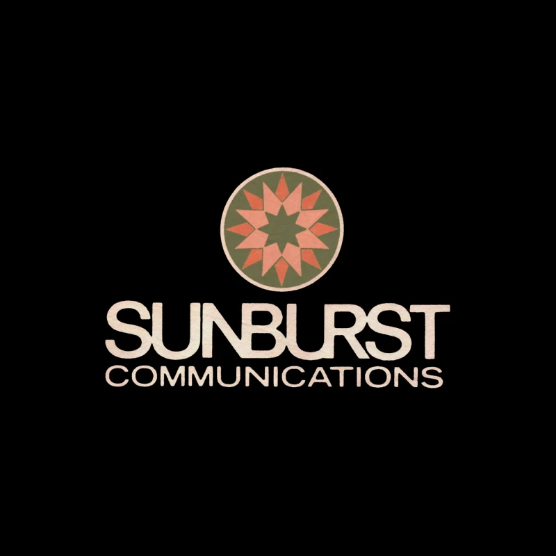 Sunburst Communications Vintage Corporate Logo Design Mouse Pad