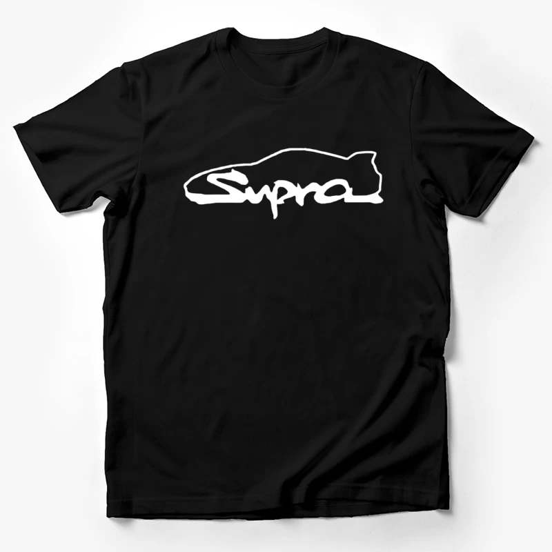 Toyota Supra Logo Minimalist Outline Design Male T-Shirt