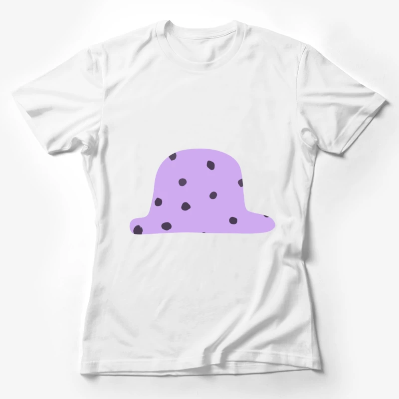 Chapeau violet à pois Femme T-Shirt