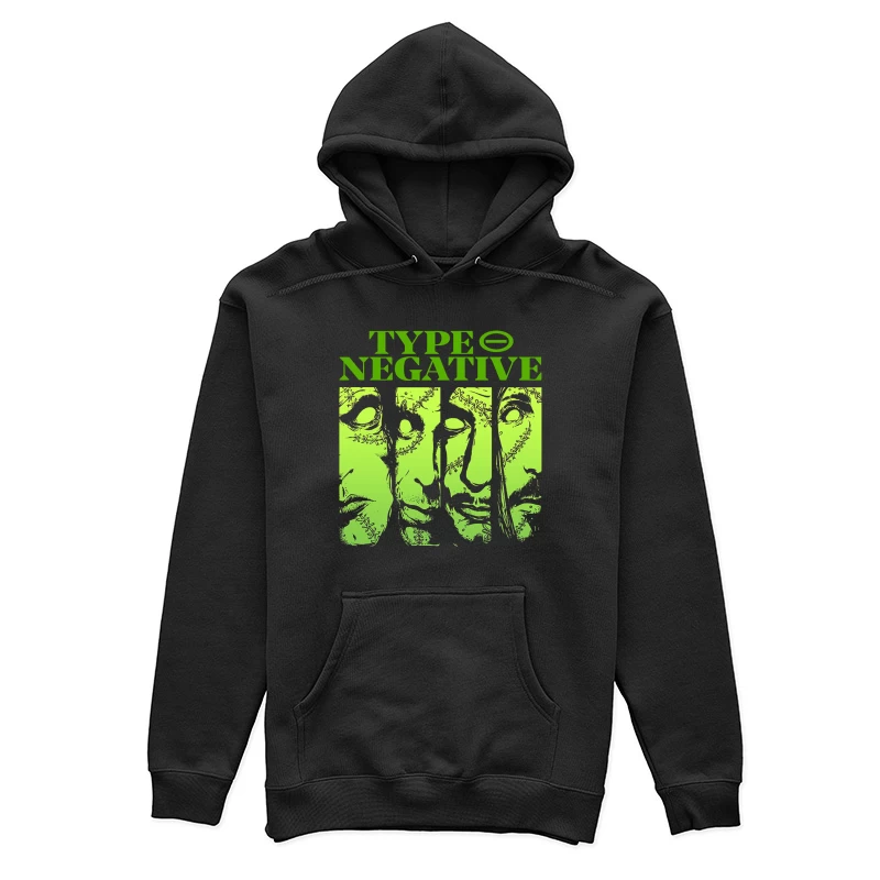 Type O Negative Faces Female Pullover Hoodie