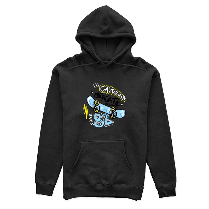 Kalifornisches Skateboard-Design seit 1982 Damen Pullover Hoodie