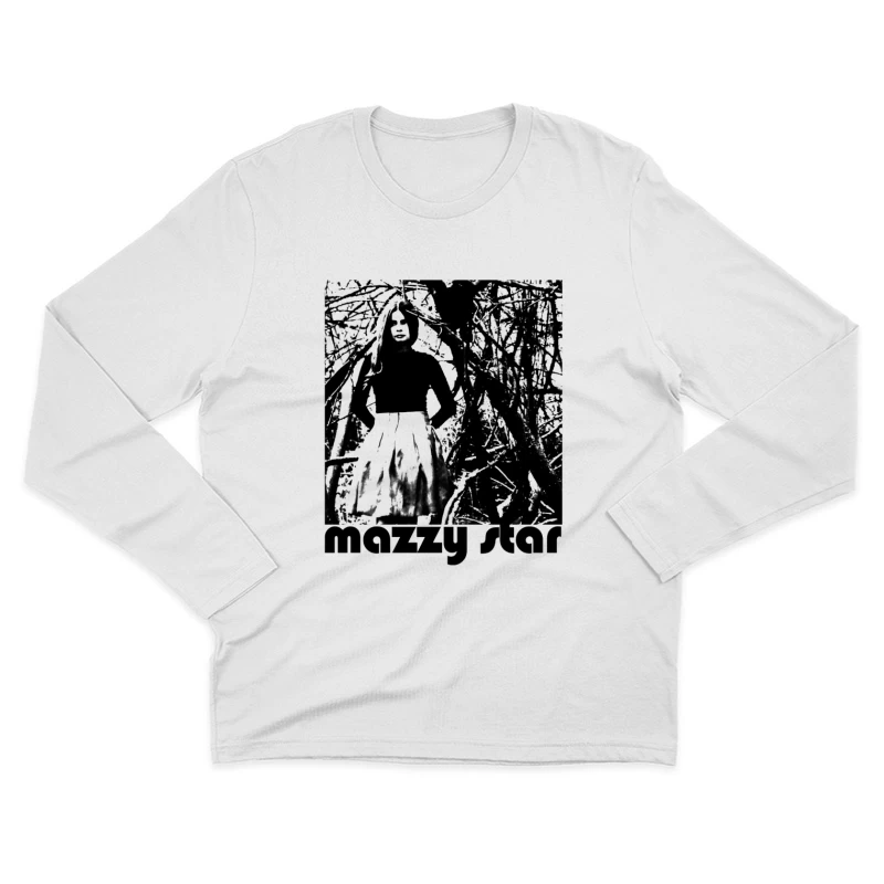 Mazzy Star Black White Male Long Sleeve T-Shirt