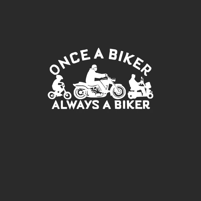 Once a Biker Always a Biker Motorcycle Baseball Cap