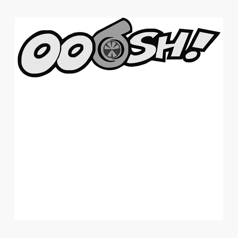 Ooosh Mens Funny Turbo Car Throw Pillow