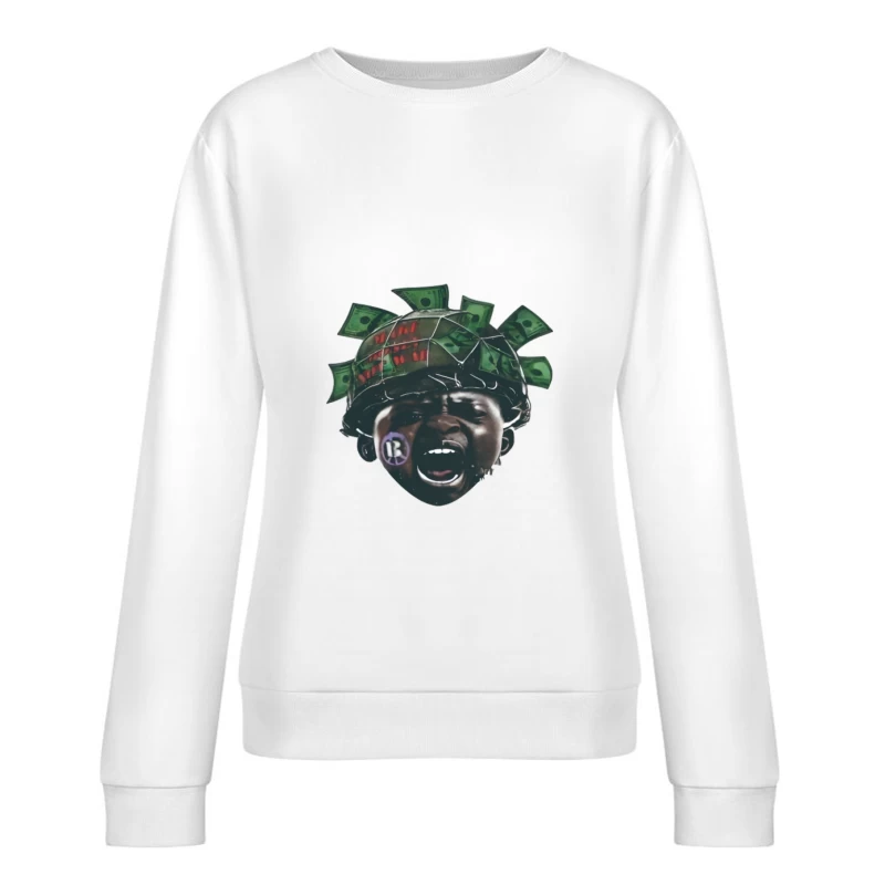 Guerrier au Casque d'Argent Femme Sweat-shirt à enfiler