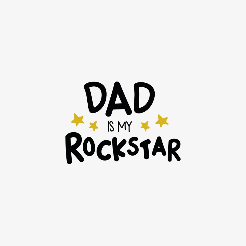 Papa est ma rockstar Femme Manches Longues T-Shirt
