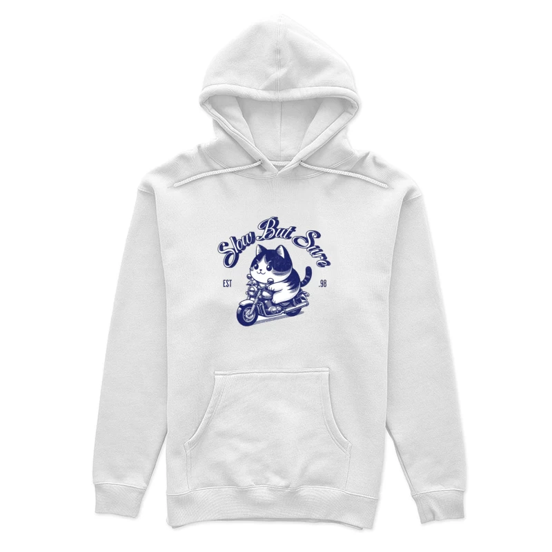 Langsame, aber sichere Katzenfahrt Damen Pullover Hoodie