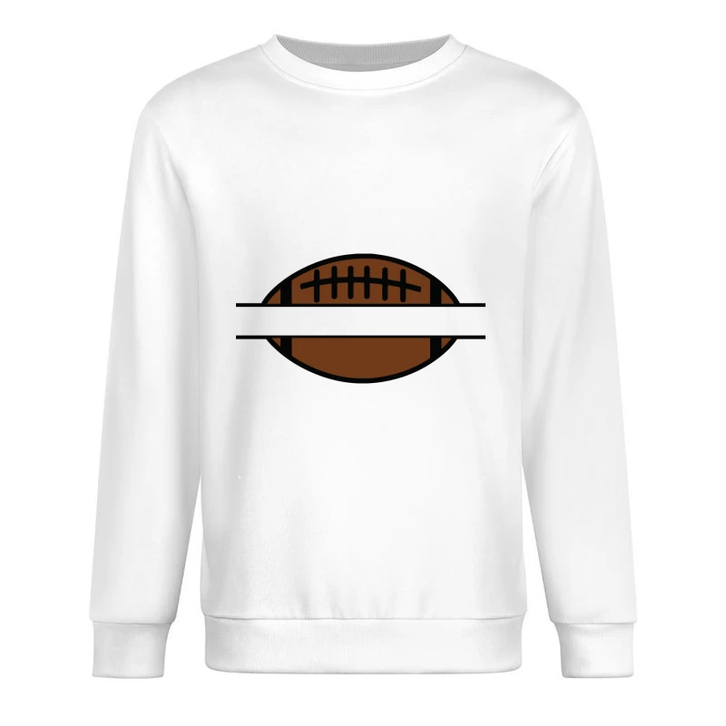 Ballon de football américain simple Homme Sweat-shirt à enfiler
