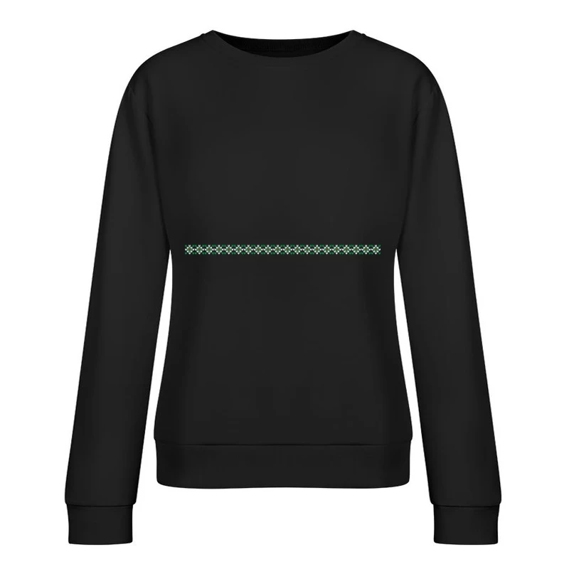 Motif géométrique coloré en damier Femme Sweat-shirt à enfiler