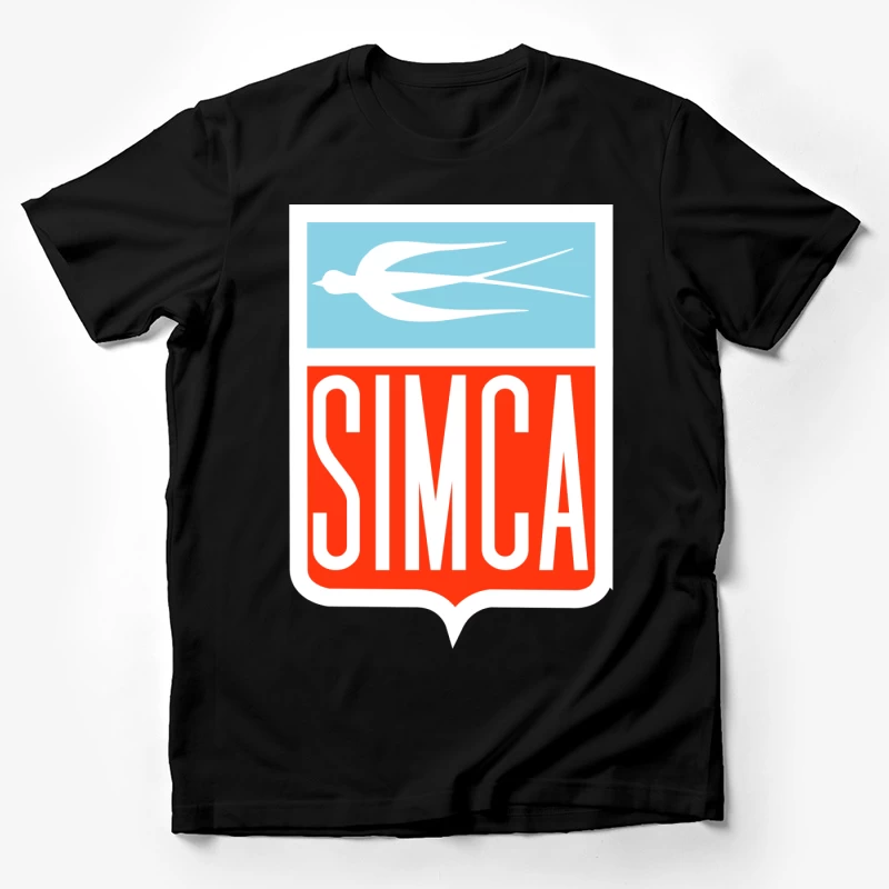 Vintage Simca old bird emblem 2 Male T-Shirt