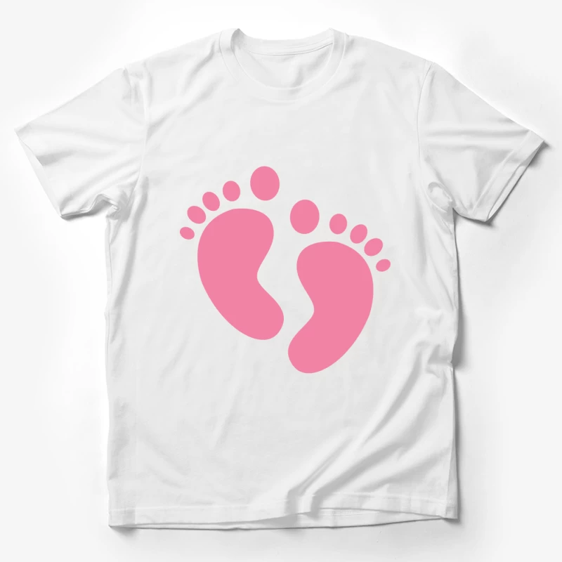 Empreintes de Pas Roses Homme T-Shirt