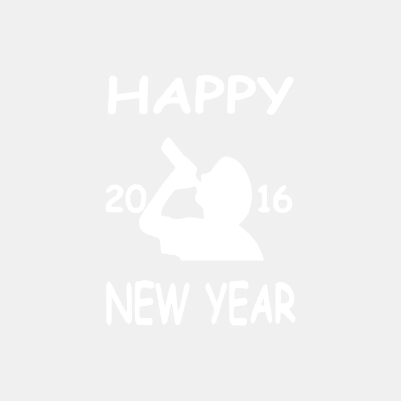 Happy New Year 2016 Male Tank Top